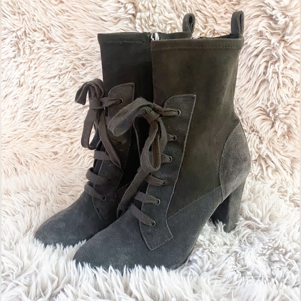 Splendid lace up booties sz 8